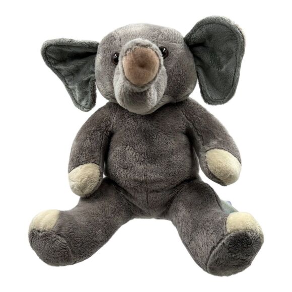 Build a Bear Plush Asian Elephant No Tusks Stuffed Animal Toy RETIRED 2014 HTF - Picture 2 of 16